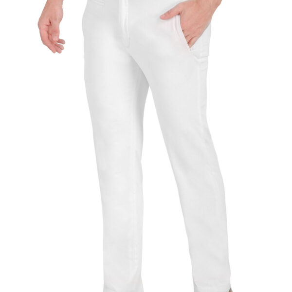 Men Trouser White